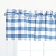 preview thumbnail 21 of 20, Franklin Check Cotton Window Curtain Valance Set of 2 - 15.5 x 72