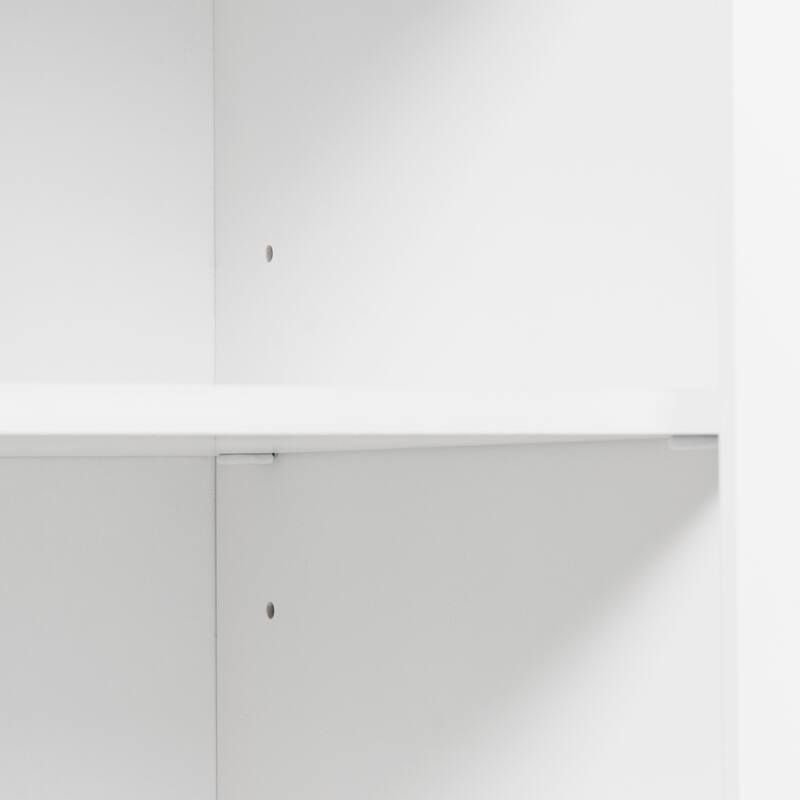 Tall Bathroom Storage Cabinet with Drawer and Adjustable Shelf, Waterproof Pantry Cabinet with Door Racks
