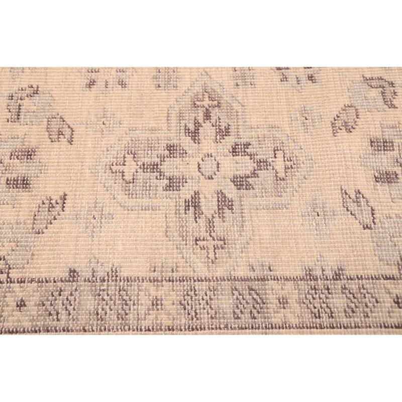 ECARPETGALLERY Hand-knotted Jules Serapi Light Khaki Wool Rug - 5'6 x 7'9