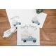 preview thumbnail 2 of 2, "Hippity Hoppity" Easter Pickup Truck 100% Cotton Table Runner 13" x 72"