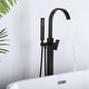 preview thumbnail 10 of 31, WOWOW Single-Handle Waterfall Freestanding Tub Faucet with Handshower