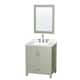 Option Light Green / Giotto Quartz Top / Brushed Nickel