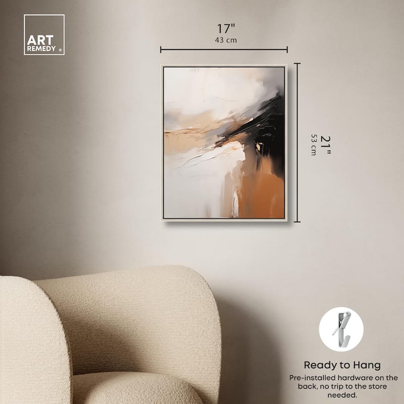 Baked Clay II Canvas by Art Remedy