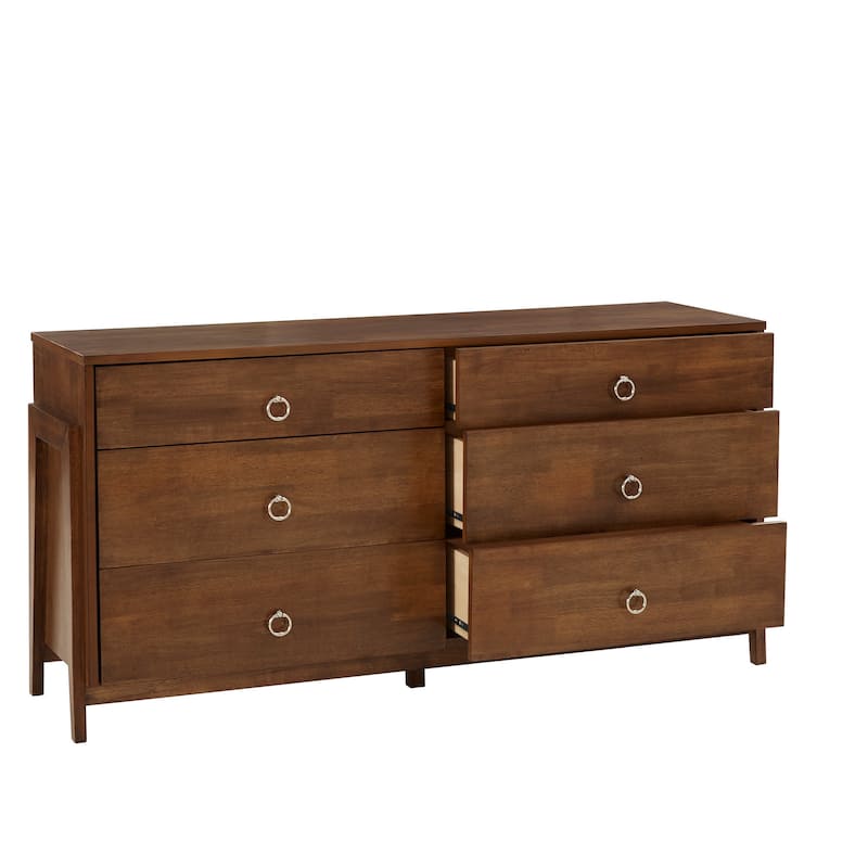 Barnnes Wood 6-Drawer Dresser by iNSPIRE Q Modern