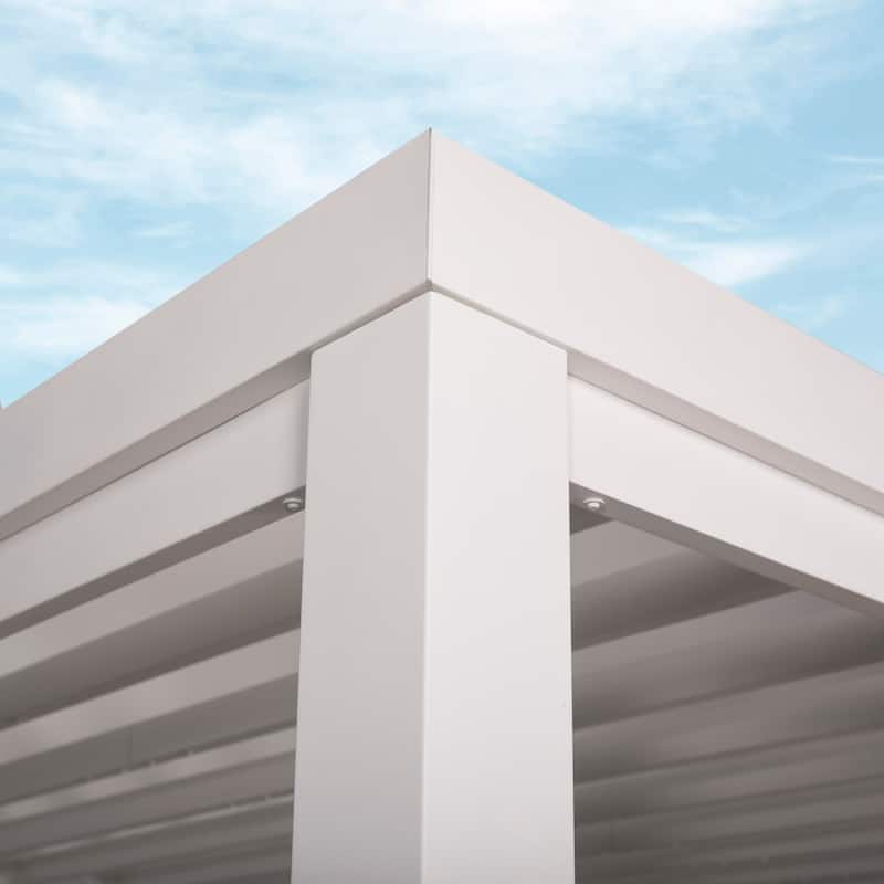 Backyard Discovery Windham 14x10' Galvanized Steel Pergola with Canopy