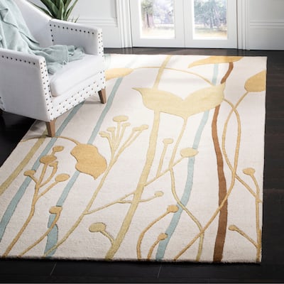 SAFAVIEH, Handmade Soho Tabetha Gardens N.Z. Wool Rug