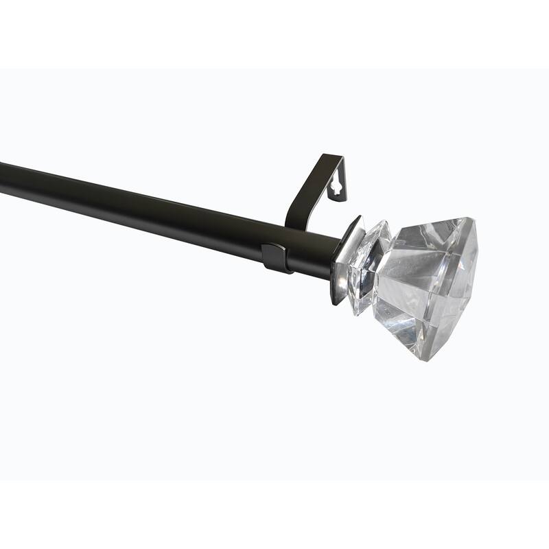 Misty Acrylic Window Curtain Rods
