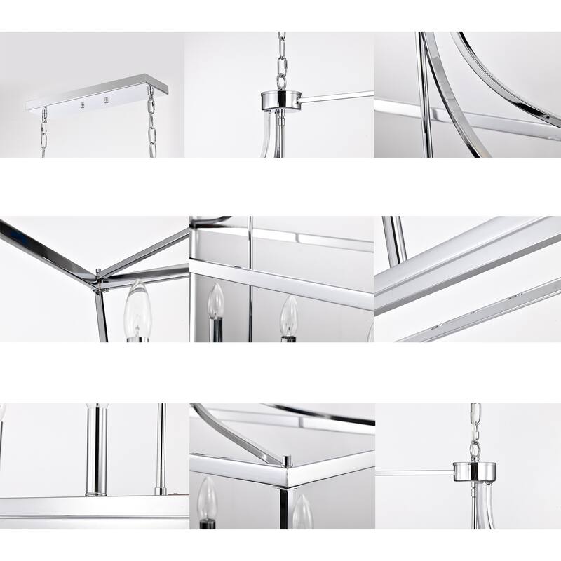 17" Monium Caged Linear 6-Light Candelabra