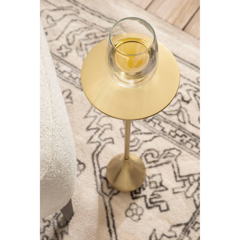 Kate and Laurel Hersi Metal Drink Table