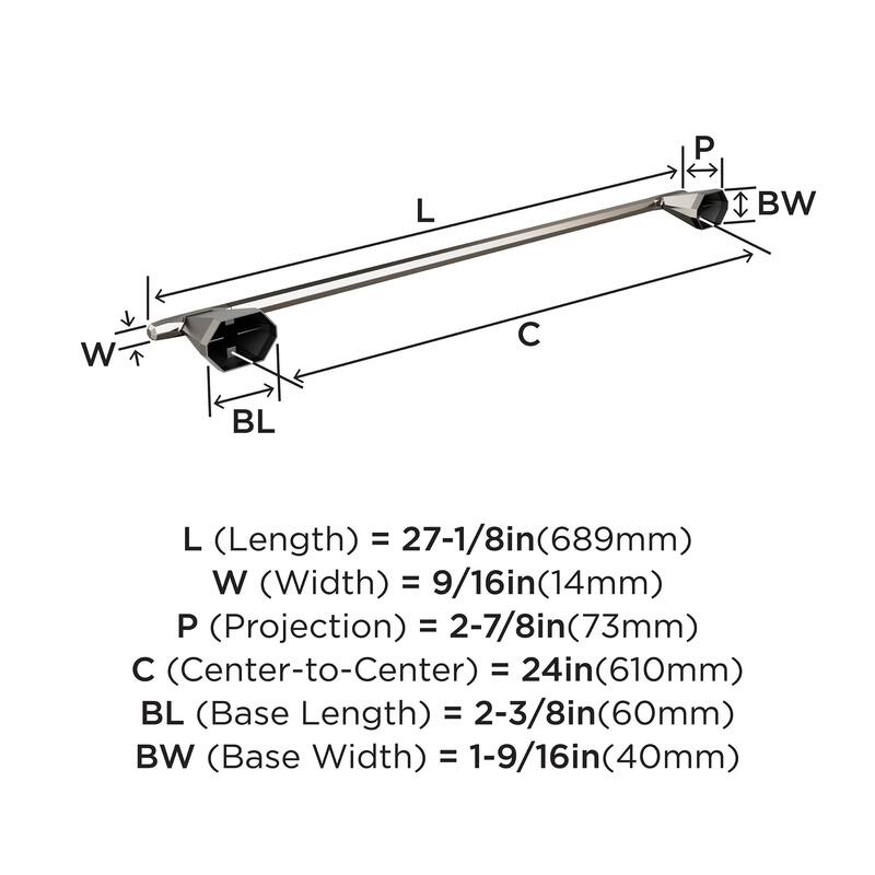 Amerock St. Vincent Towel Bar