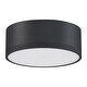 preview thumbnail 6 of 5, Beat 1-light Black LED Flush Mount
