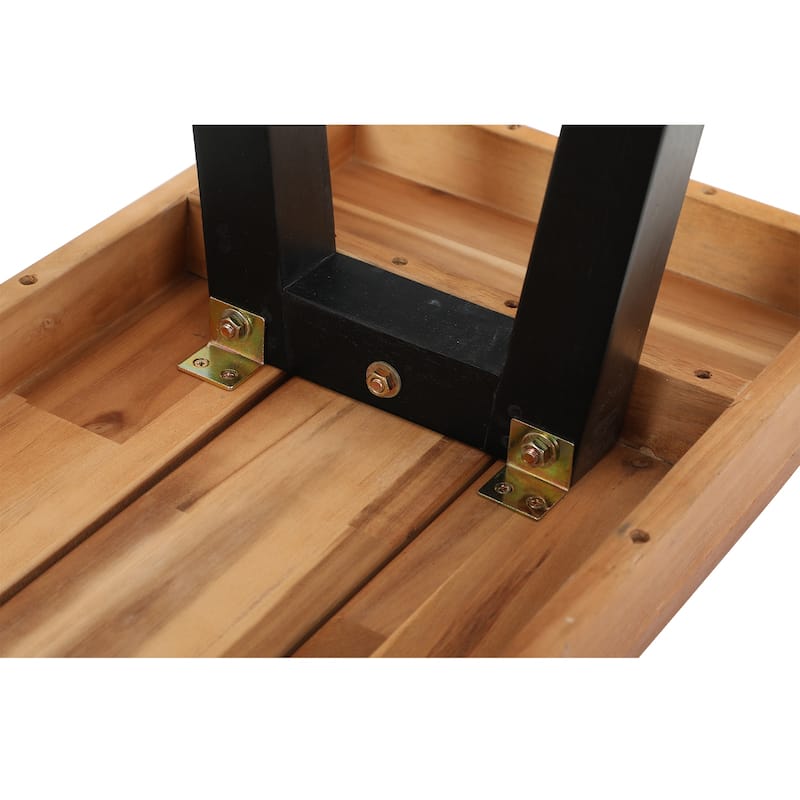 Sophia & William 2/3-Piece Wooden Garden Benches with or without the Wooden Garden Table