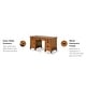 preview thumbnail 7 of 5, Arts and Crafts Cottage Oak Pedestal Desk by Homestyles