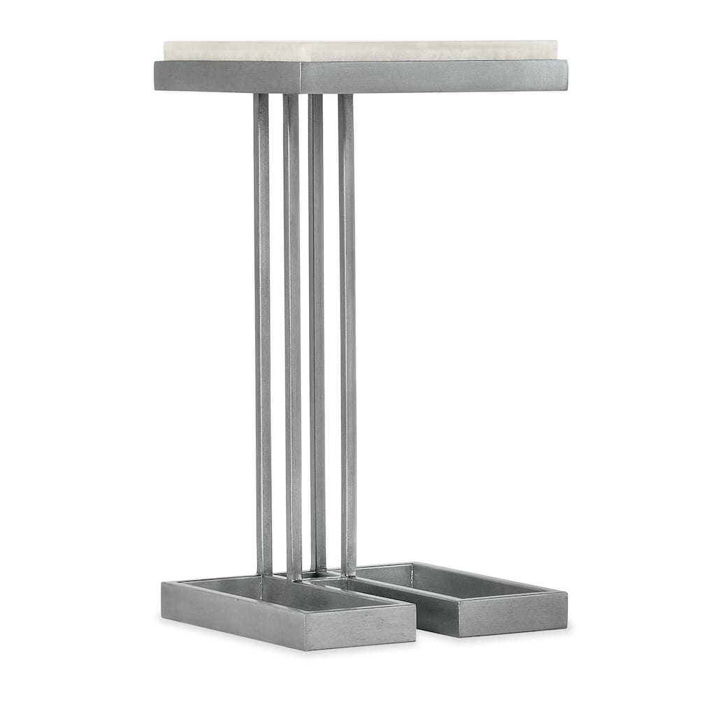 Hooker Furniture 5934-50001-00 Melange 12" Square Onyx and Steel End