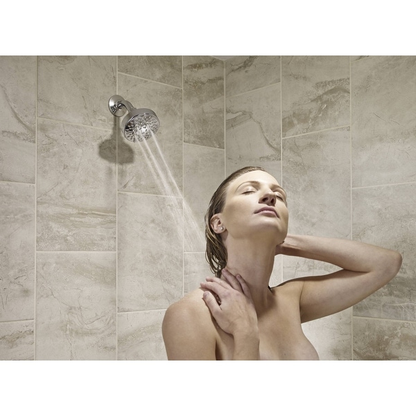 モナ Moen Inspire Chrome 9-in Octagonal Fixed Rain 1.75 GPM