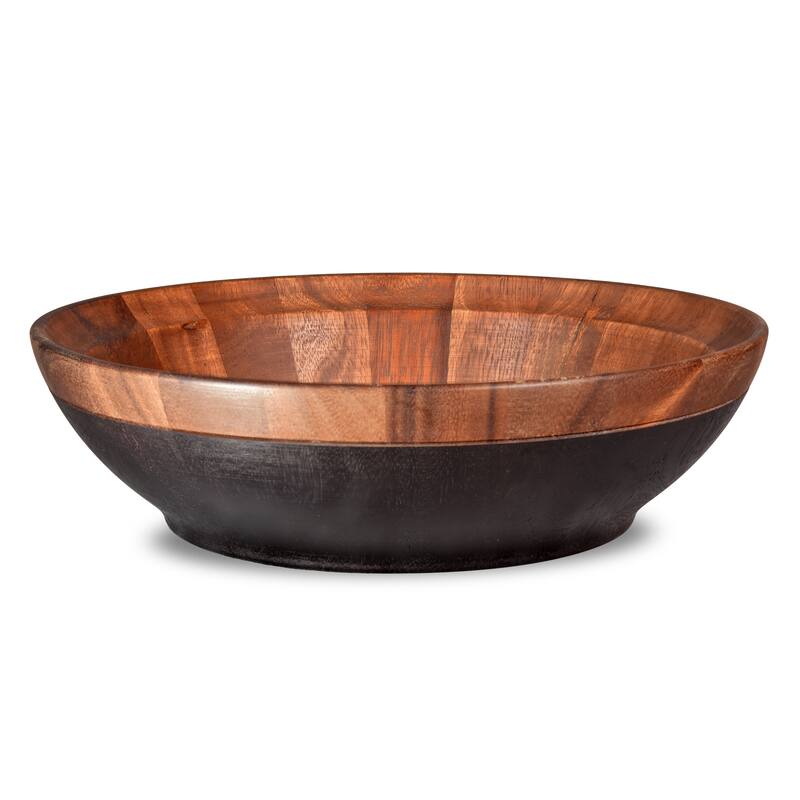 Noritake Kona Wood Large Bowl, 12", 120 OZ.