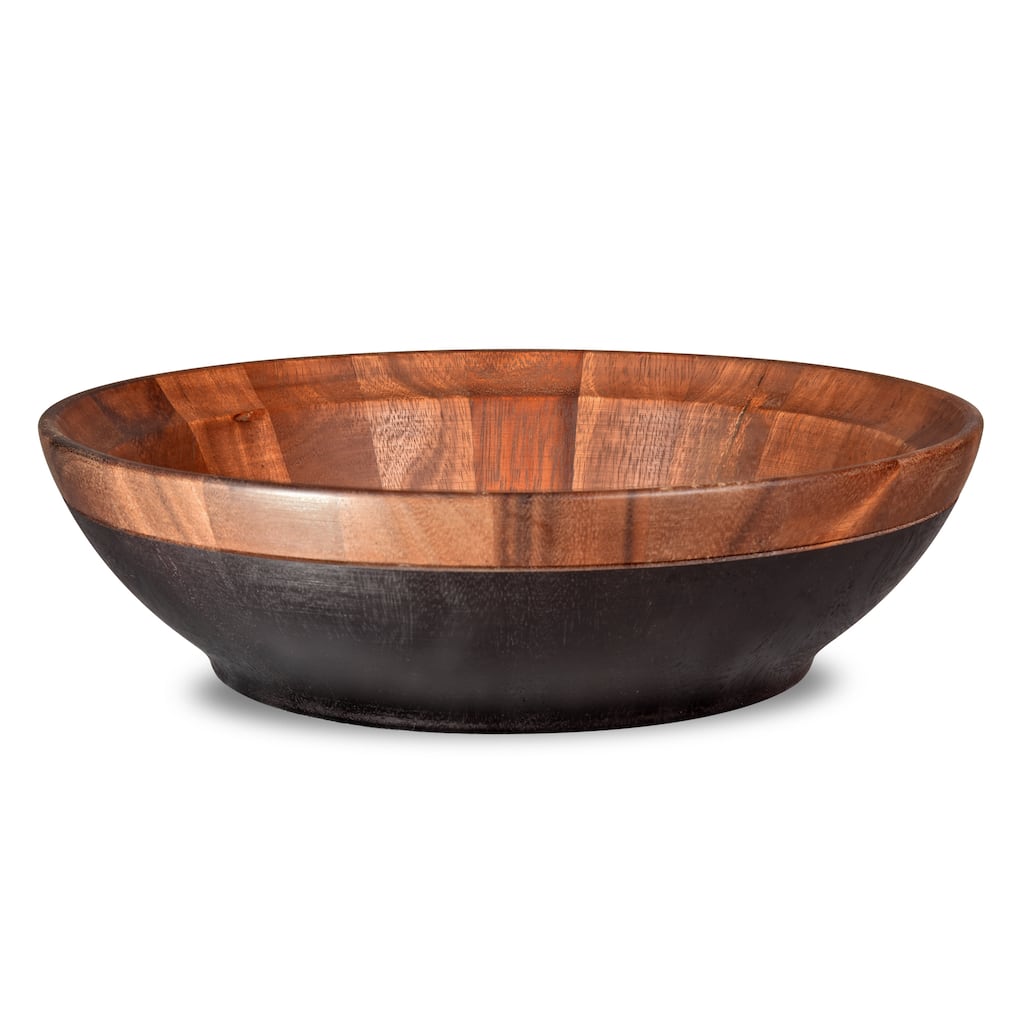 Noritake Kona Wood Large Bowl, 12", 120 OZ.