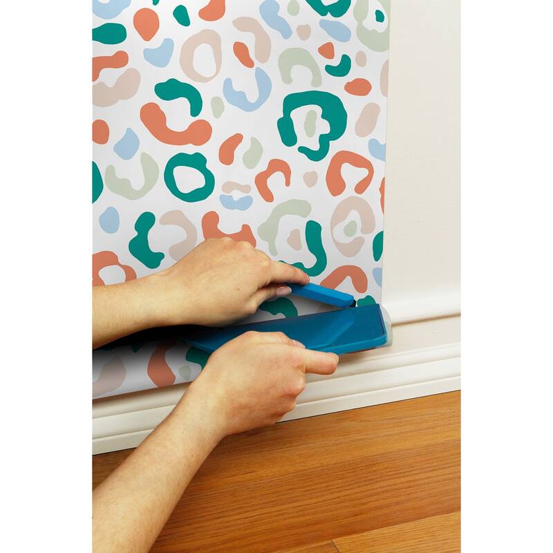 Aelfie Multi Bright Leopard Spots Peel & Stick Wallpaper