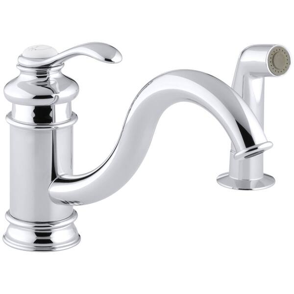 Kohler K 12176 Fairfax 1 5 Gpm Kitchen Faucet With Side Spray Overstock 16321816