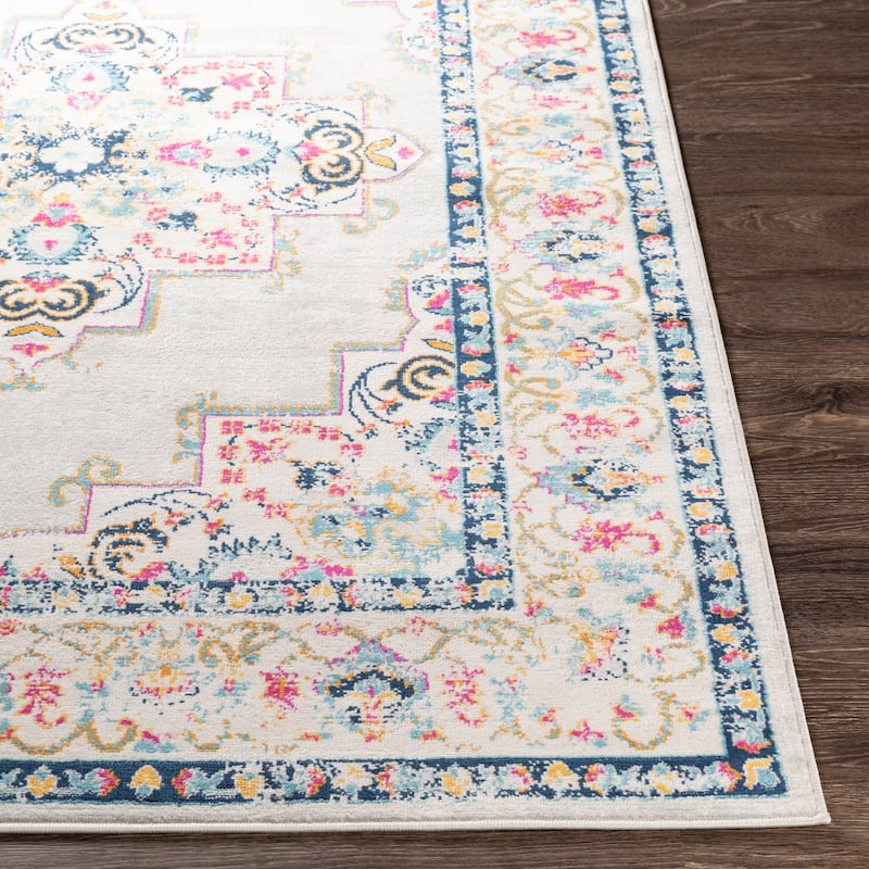 Artistic Weavers Teena Distressed Persian Medallion Area Rug