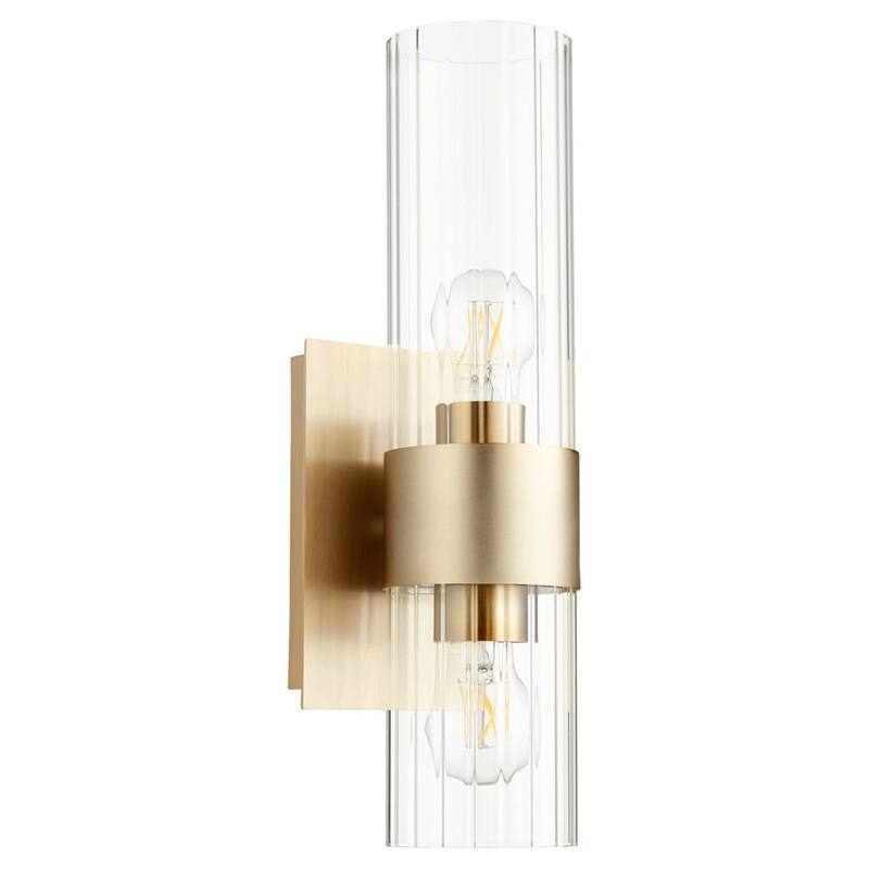 James Allan QIWS59246 Rising 2 Light 17" Tall Wall Sconce - Aged Brass