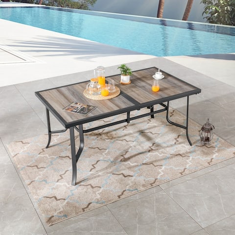 PATIO FESTIVAL Outdoor 63" Dining Table