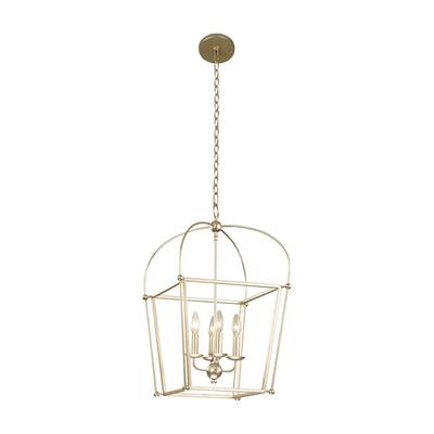 Kalco 509351WS Four Light Pendant Sutter Warm Silver - One Size