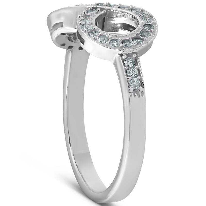 1/3ct Diamond Infinity Ring White Gold