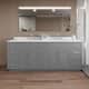 Option Dark Gray / Giotto Quartz Top / Brushed Nickel