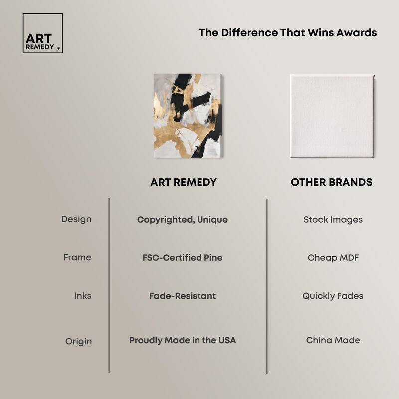 Cracked Gilt I Canvas by Art Remedy, Gallery Wrapped