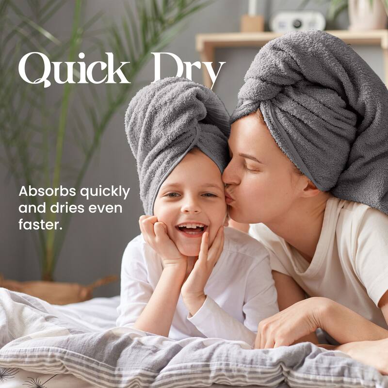 Utica 6-Piece Towel Set 100% Cotton Highly Absorbent & Soft