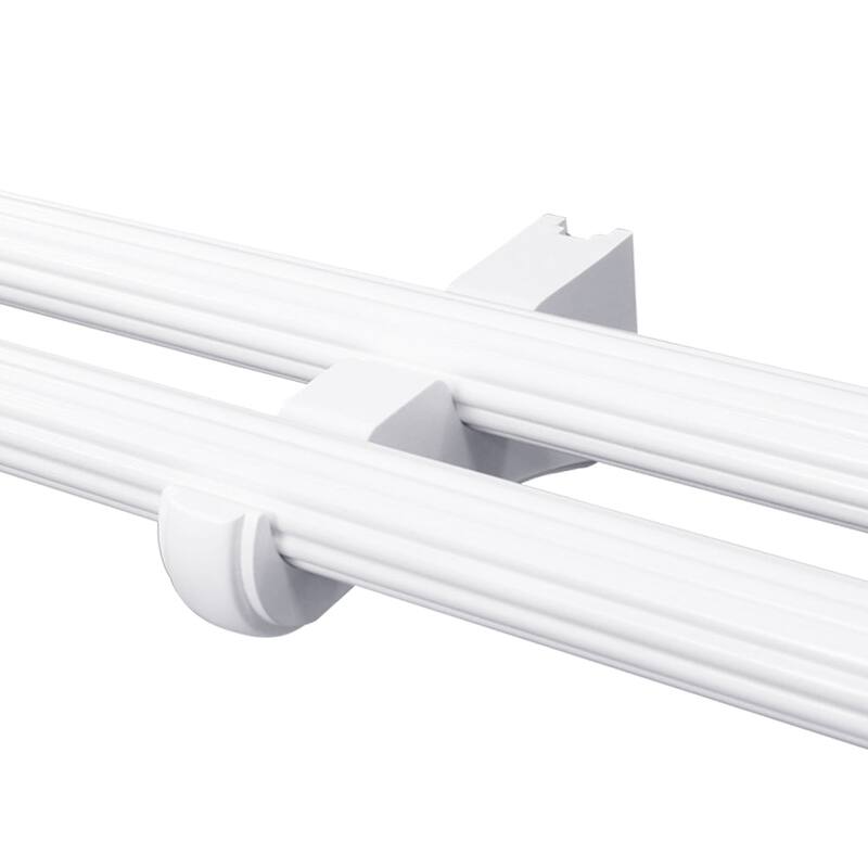 Mix & Match Wood Single / Double Curtain Rod Bracket