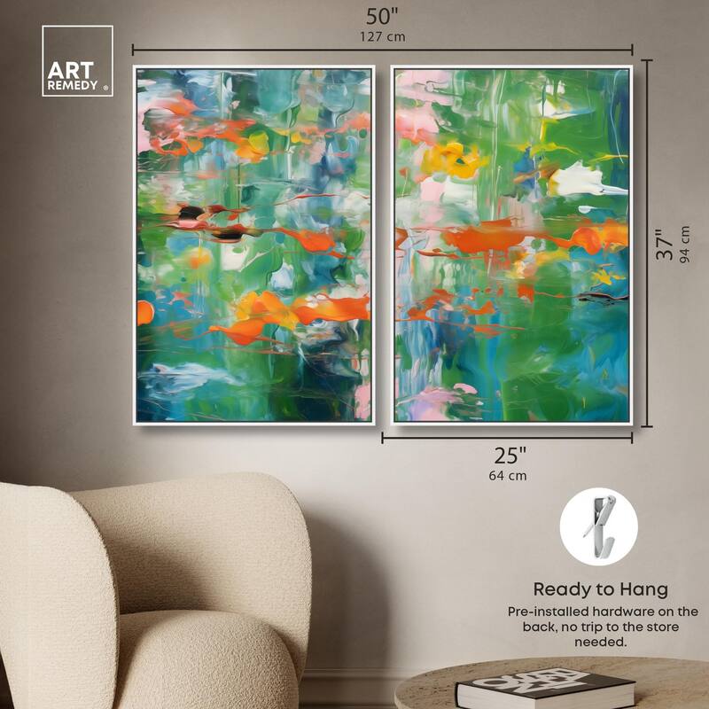 Jungle Serenade Canvas Set of 2 by Art Remedy