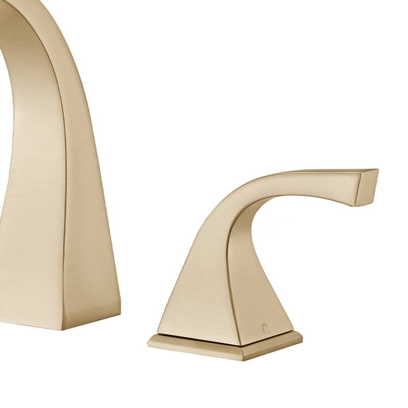 Topcraft Two Handle Bathroom Sink Faucet with Pop-Up Drainer