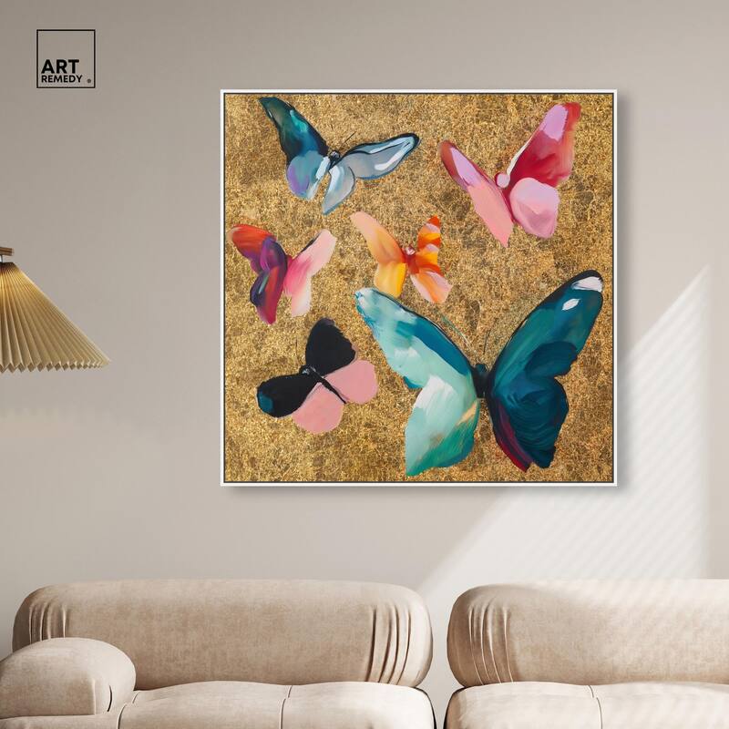 Spectrum of Wings Canvas by Art Remedy