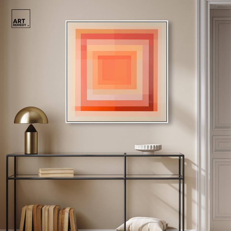 Minimal Color Blocks III Canvas by Art Remedy