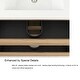 preview thumbnail 48 of 148, Floating Bathroom Vanity with Integrated Resin Top