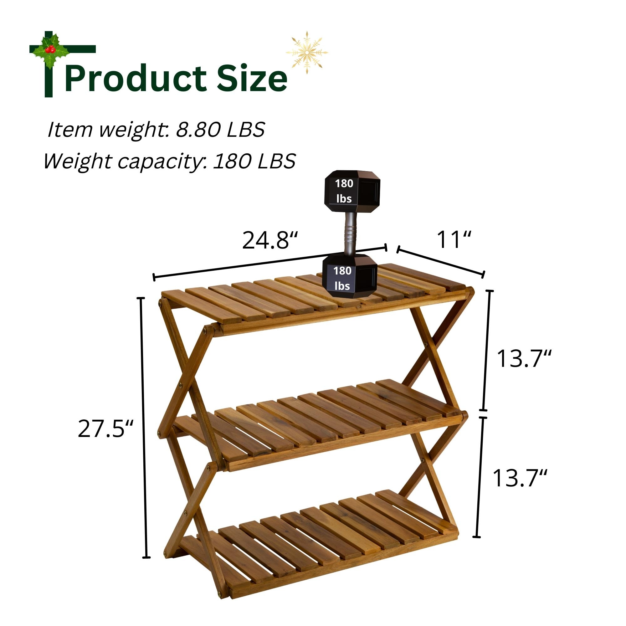 3 Tier Sturdy Shoe Organizer Storage Shoe Shelf Wooden Plants Stand  Foldable Shoe Rack Multipurpose Shelf for Entryway - On Sale - Bed Bath &  Beyond - 38267422