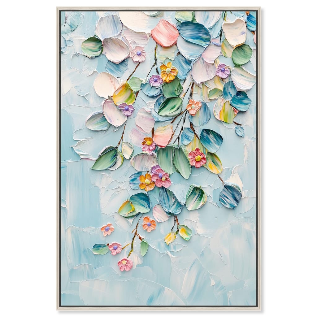 Textured Tendrils II Canvas by Art Remedy