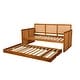 preview thumbnail 4 of 24, Somette Abaco Daybed with Pop-Up in Honey Includes Mattresses