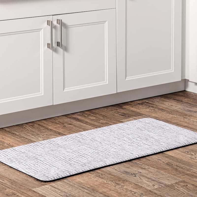 Nuloom Sherill Ripple Anti Fatigue Kitchen or Laundry Room Comfort Mat