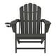 preview thumbnail 27 of 156, Aderson Outdoor Poly Adirondack Chair With Ottoman And Side Table 12-Piece Set