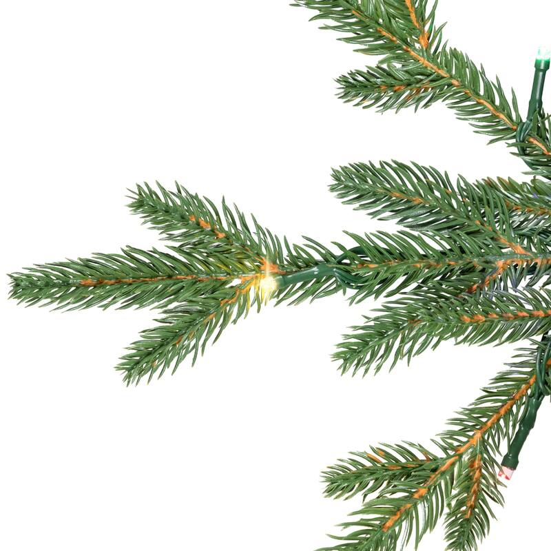 Real Touch™ Elite Pre-Lit Breckenridge Pine IPT Artificial Christmas Tree - 7' Dual Color LED - 7 Foot