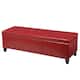 Lucinda Faux Leather Storage Bench by Christopher Knight Home - 51.25" L x 17.50" W x 16.25" H