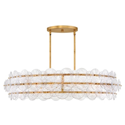 Fredrick Ramond FR30124 Rene 8 Light 45" Wide Ring Chandelier with