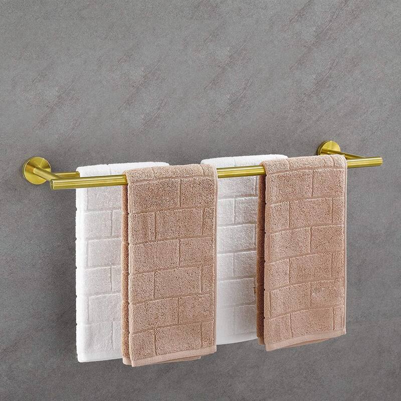 5 Piece Bathroom Towel Rack Set Wall Mount