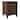 OSP Modern Mission Bedroom 2 Drawer Nightstand with Tray in Vintage Oak and Drawers