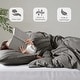 preview thumbnail 4 of 8, Chelsea Square Evans Pinch Pleated Soft Washed Boho Comforter Set