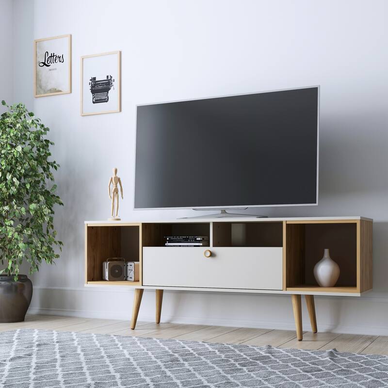 Theodore 62.99 In. Storage Media Cabinet Console