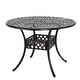 preview thumbnail 7 of 22, NUU GARDEN Cast Aluminum Outdoor Round Dining Set with Free Cushions